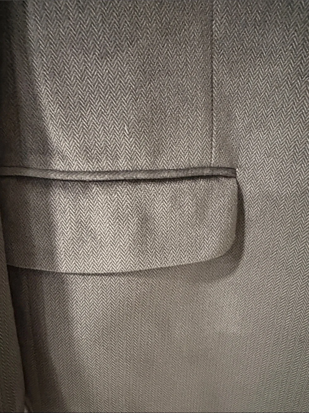Chaps Ralph Lauren Men's Charcoal Velvet Blazer Sport Coat 44L